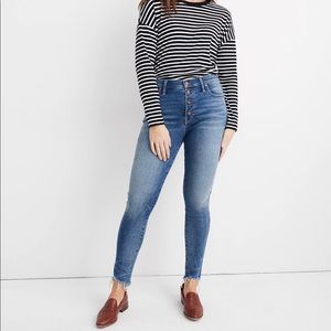 Madewell Cordova Wash- High-Rise Skinny Jeans Size 30